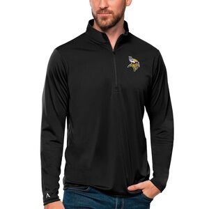 Nike Black Lightweight Quarter-Zip Minnesota Vikings Jacket